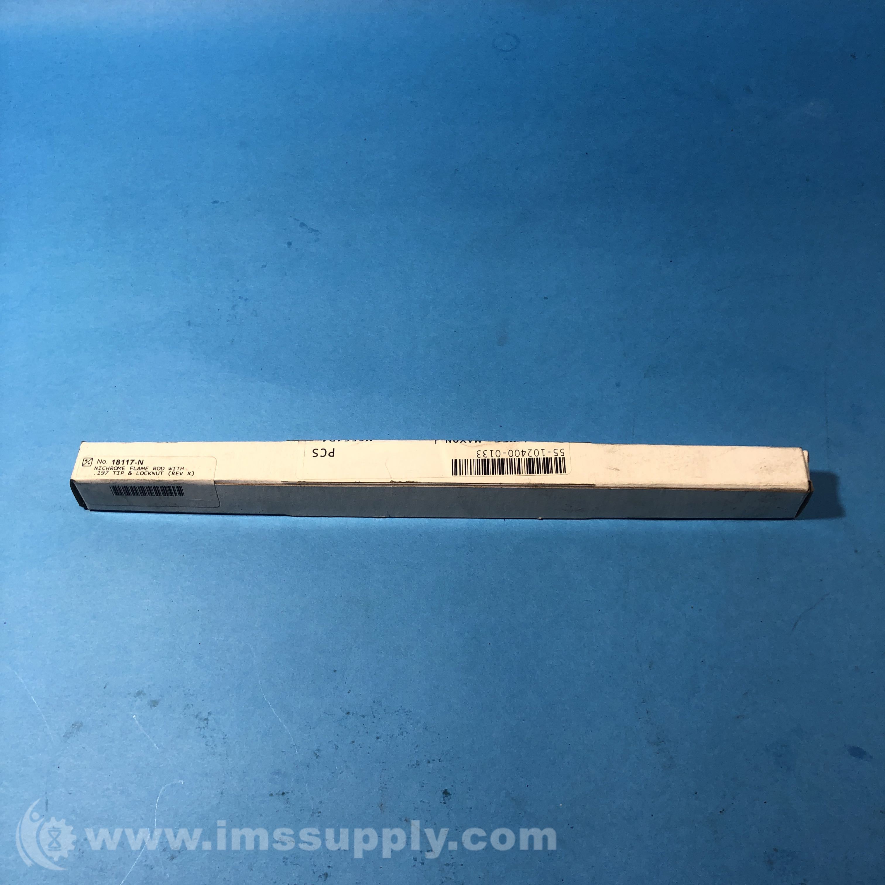 Maxon 18117-N Nichrome Flame Rod w/ .197 Tip and Locknut - IMS Supply
