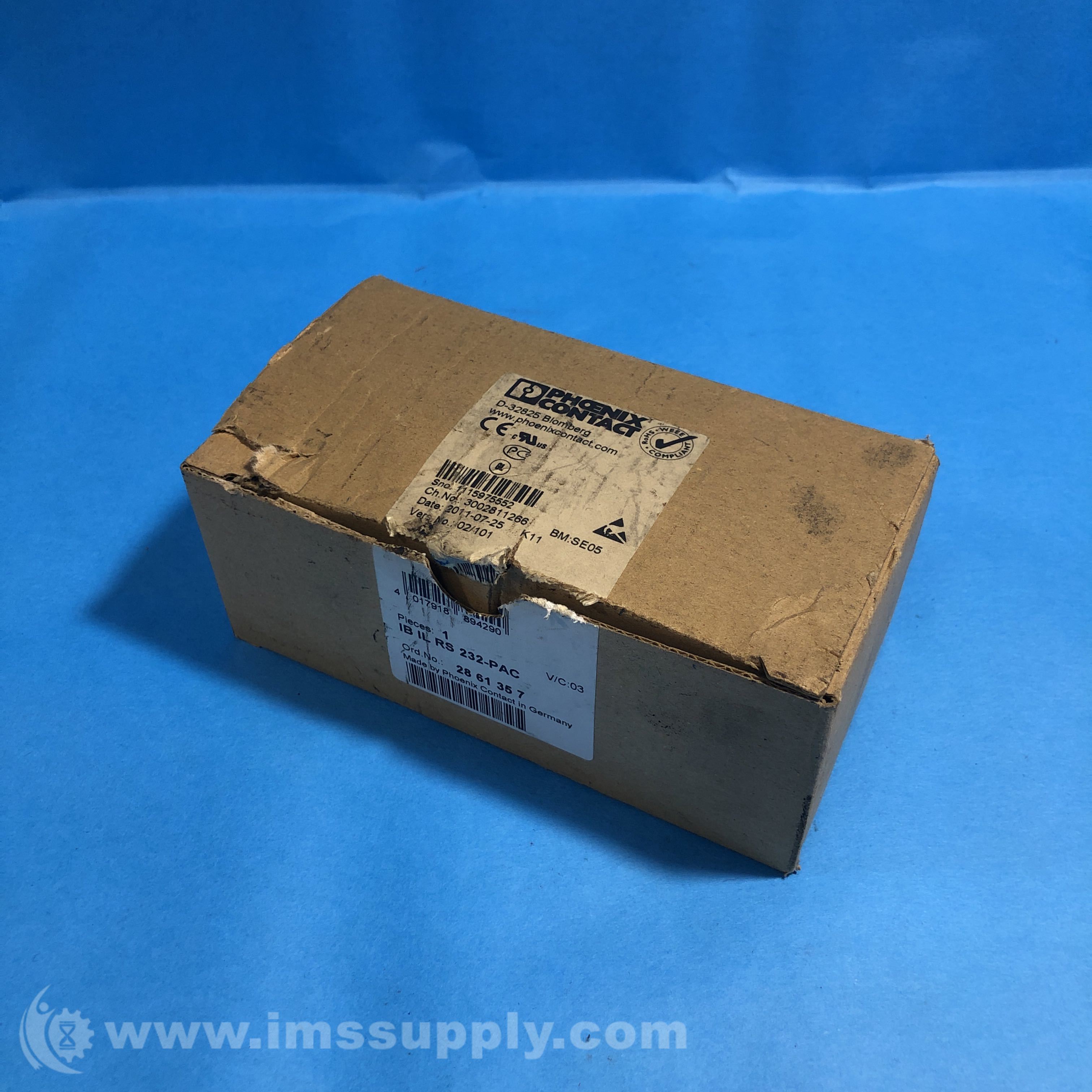 Phoenix Contact IB IL RS 232-PAC Expansion Module - IMS Supply