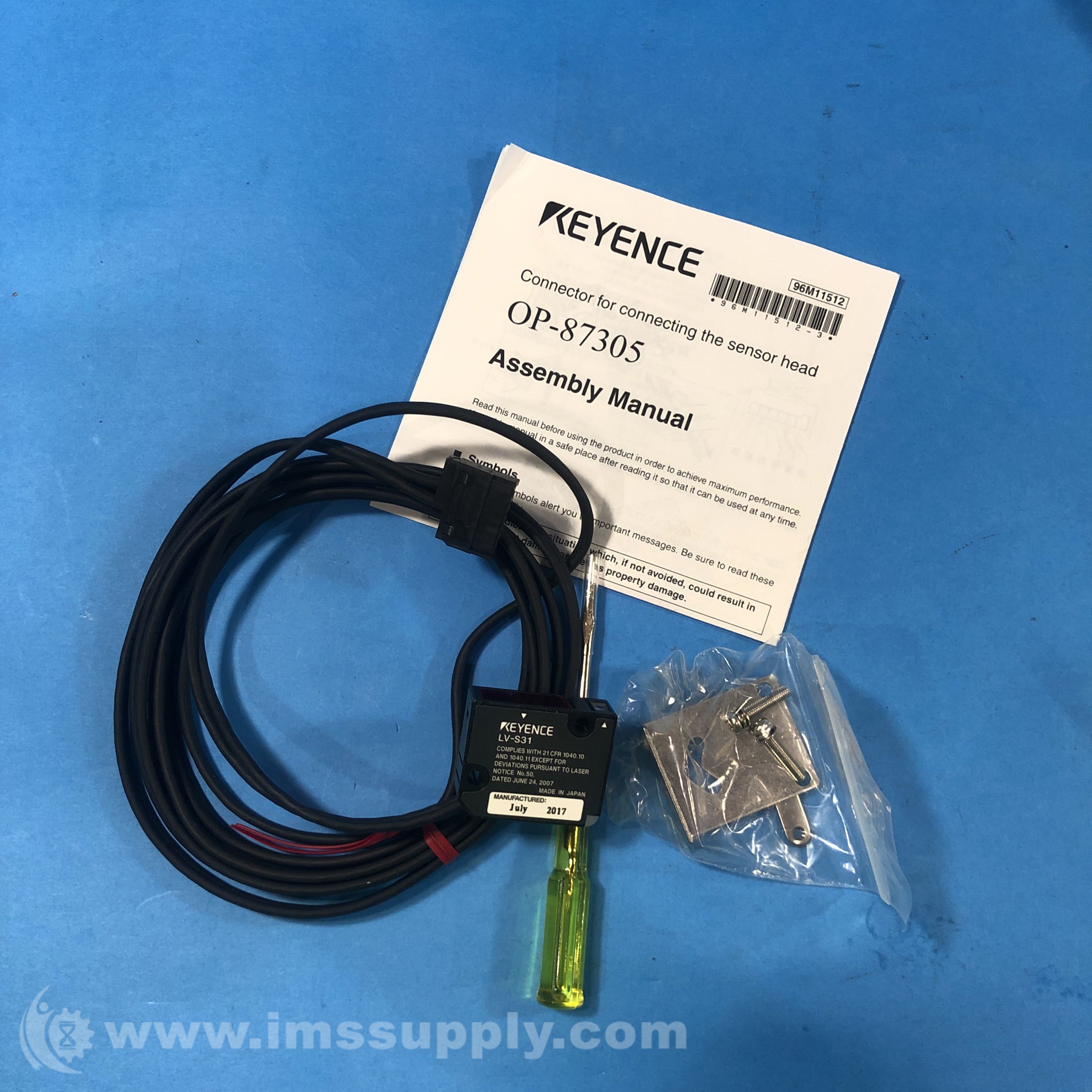 Keyence LV-S31 Sensor Head - IMS Supply