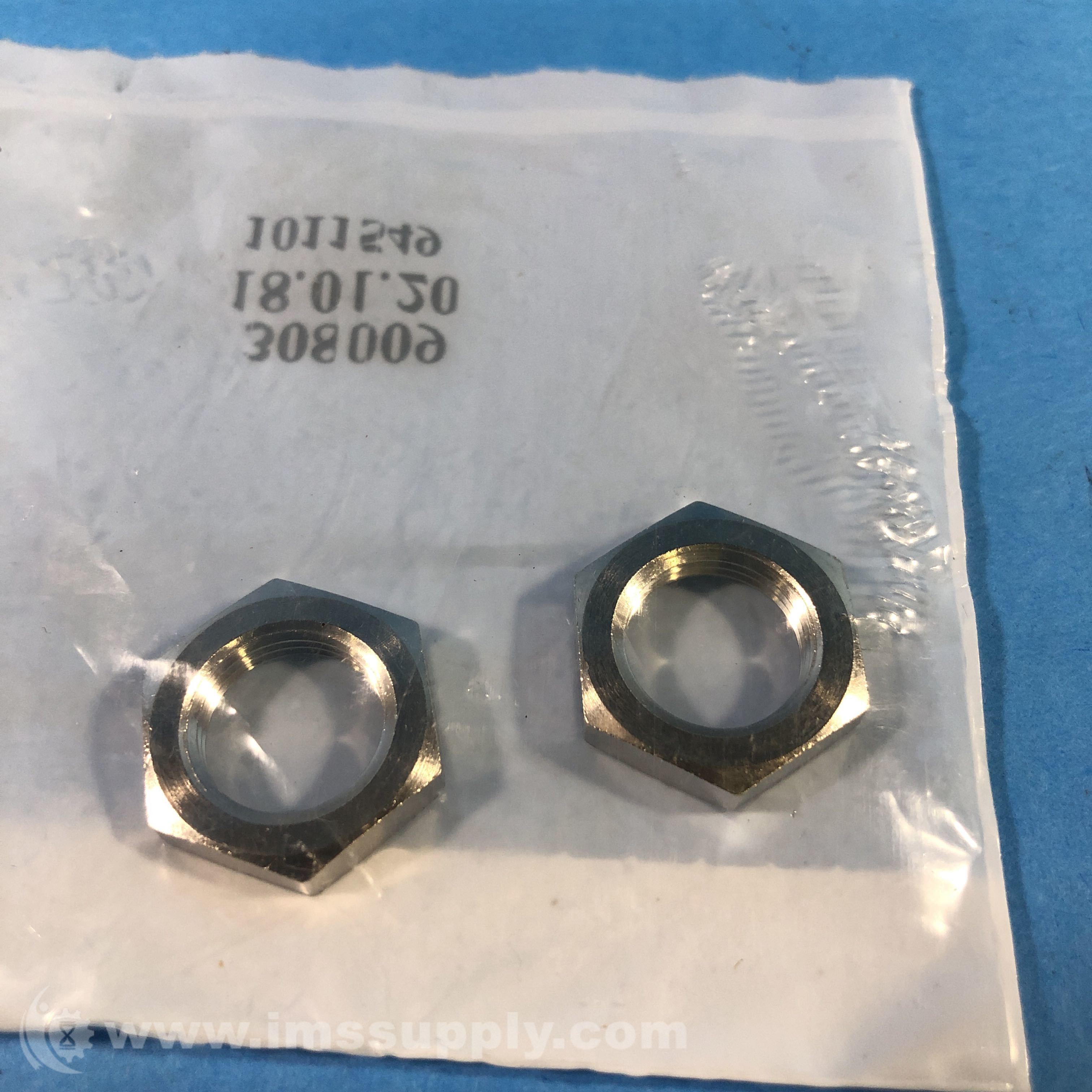 308009 Pack of 2 Hex Nuts, 1011549 - IMS Supply