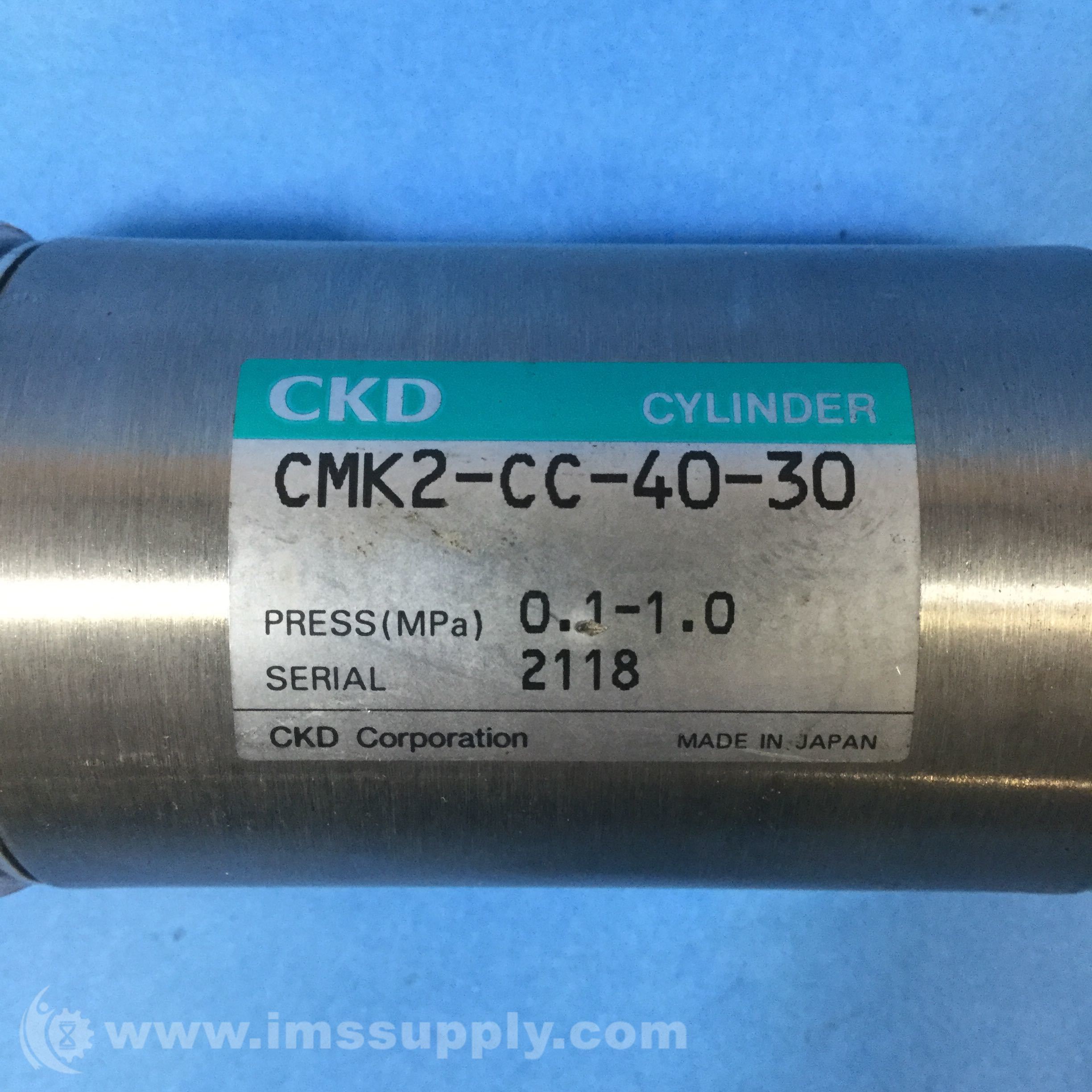 CKD:タイトシリンダ CMK2基本(片ロッド)ベース 型式:CMK2-TA-25-100-T3H-T-I