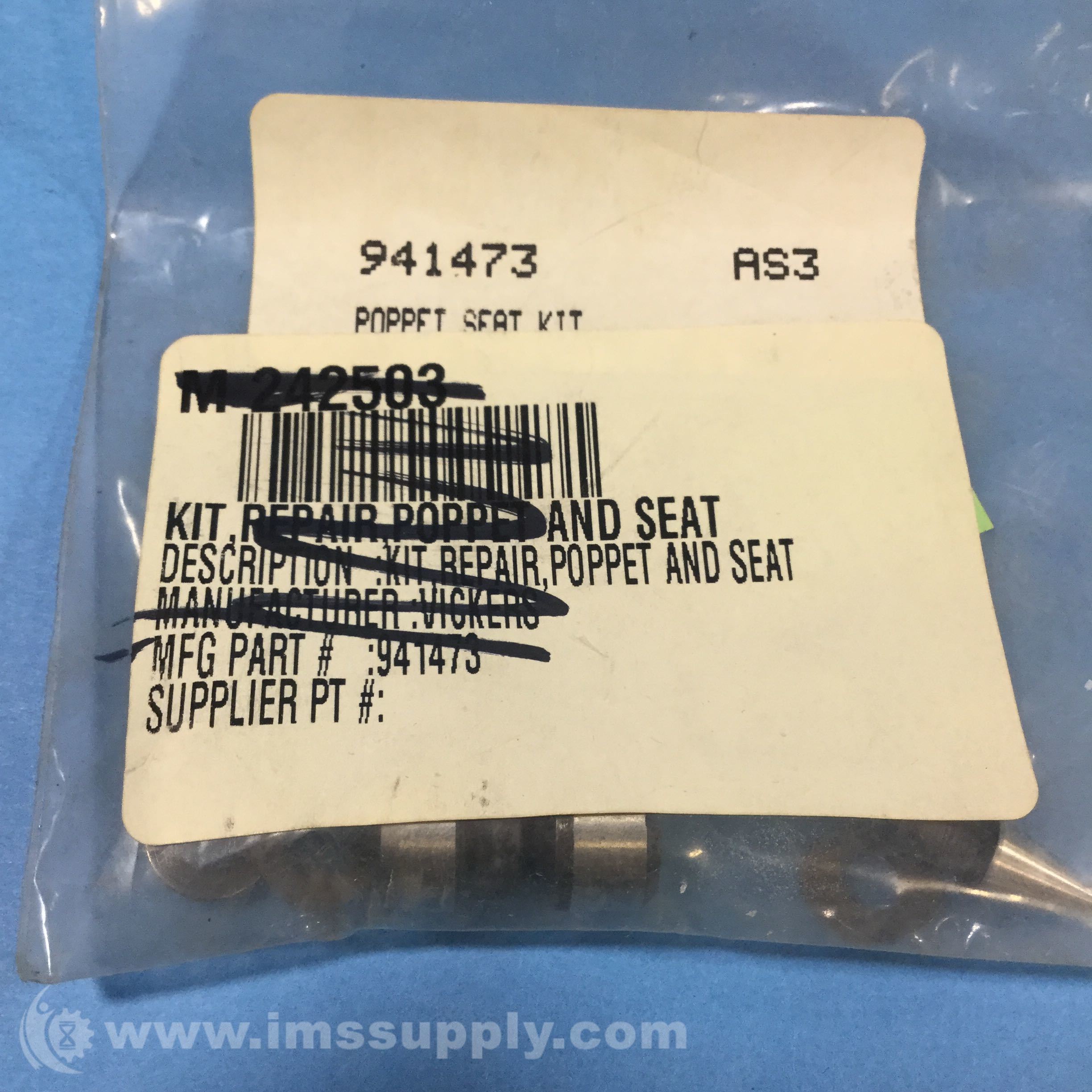 Vickers 941473 Poppet and Seal Kit - IMS Supply