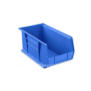 Used Uline Plastic Stackable Bins - S-12419 - 15 x 8 x 7