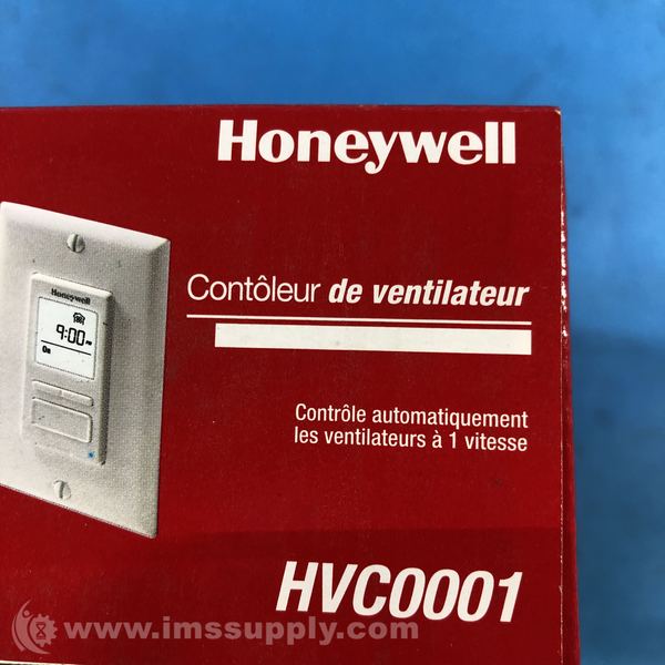 Honeywell HVC0001 Digital Bath Fan Control, White, Runs Bath - IMS Supply
