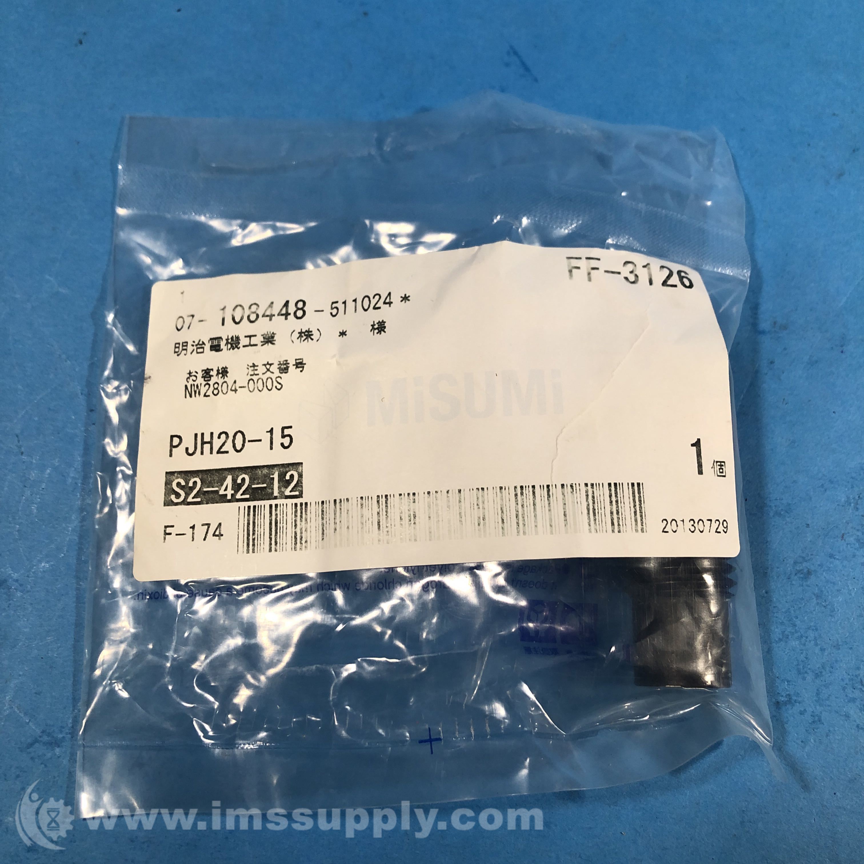 Misumi PJH20-15 Spring Plunger - IMS Supply