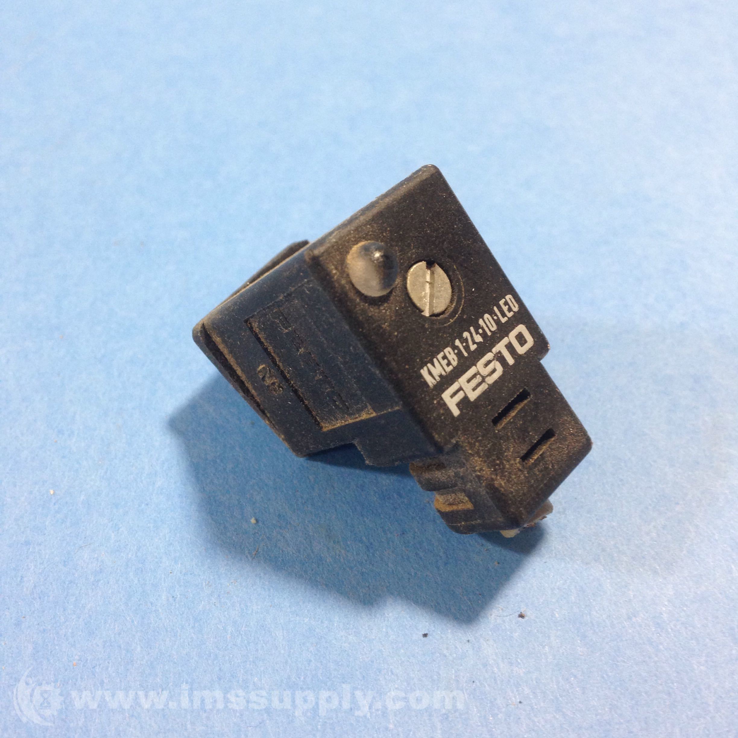 Festo KMEB-1-24-10-LED Plug Socket - IMS Supply